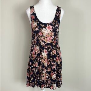 American Eagle Tiered Floral Flowy‎ Sleeveless Sundress Size Small